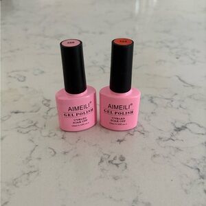 AIMEILI Pink Gel Nail Polish Set